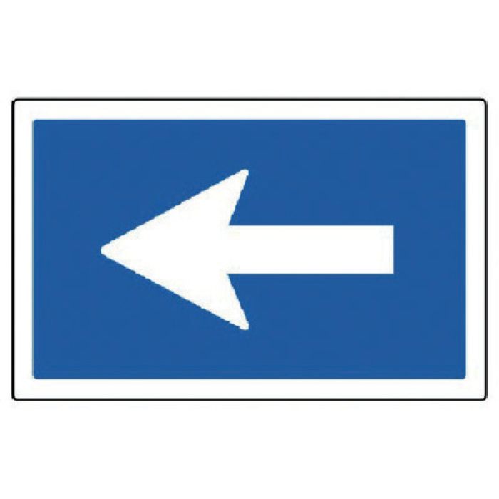 ユニット #サインタワー用角表示 矢印 透明PET樹脂 207×356mm(Tcode:7451911)