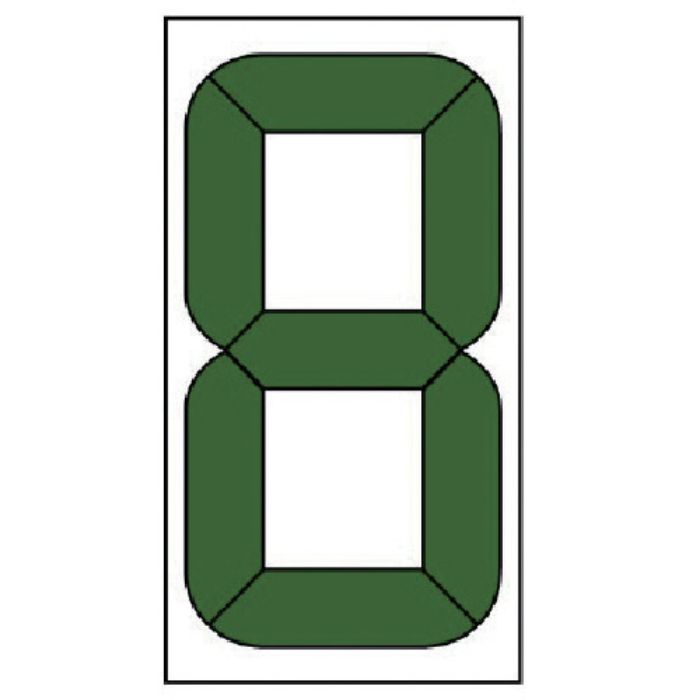 ユニット デジタル数字札交換用(小)マグネット付 100×48mm(Tcode:7453256)