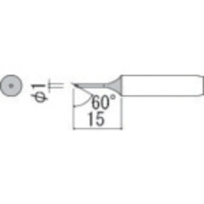 白光 こて先 1C型(Tcode:1279173)