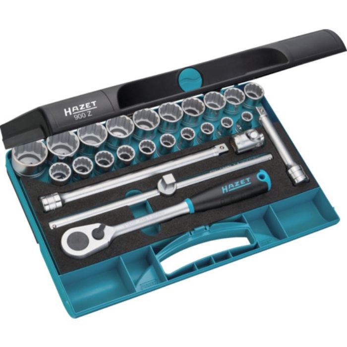 HAZET ソケットレンチセット(12角タイプ・差込角12.7mm)(Tcode:4396294)