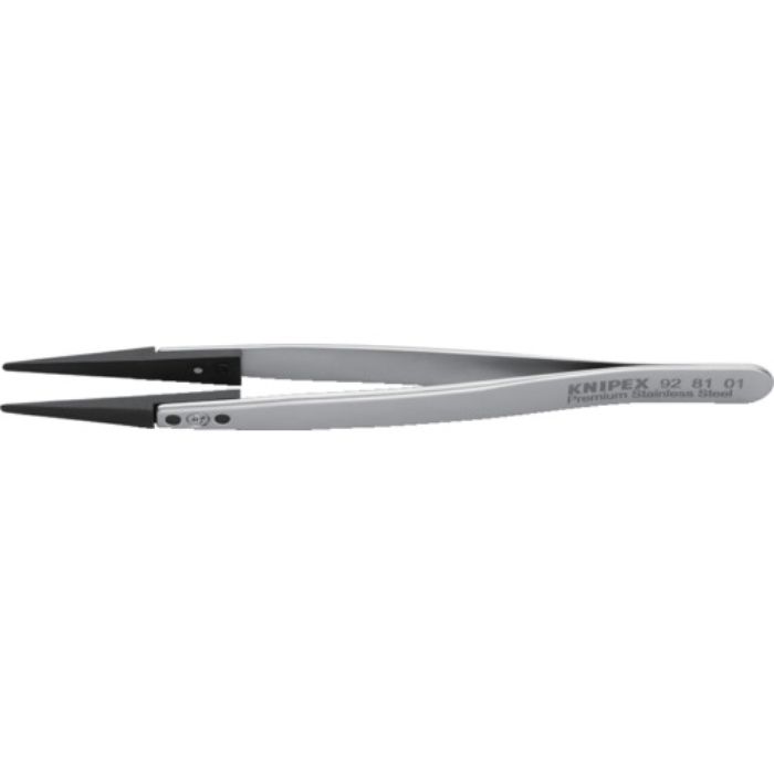 KNIPEX ESDチップ交換式ピンセット 130mm(Tcode:3372654)