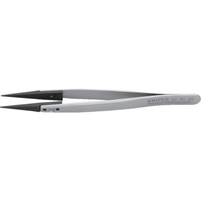 KNIPEX ESDチップ交換式ピンセット 130mm(Tcode:3372657)