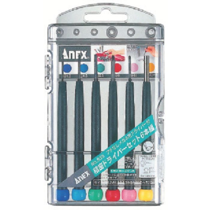 アネックス P柄精密ドライバーセット6本組(Tcode:4936400)