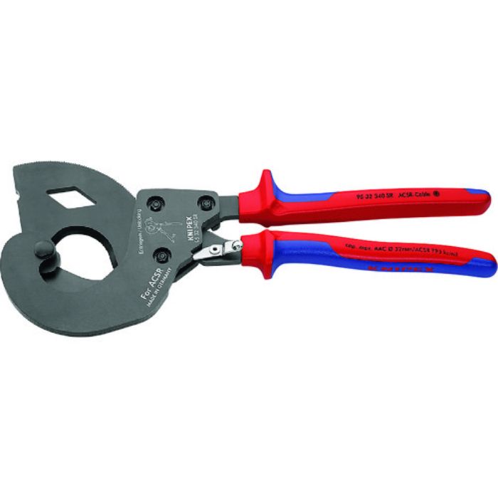 KNIPEX ラチェットケーブルカッター(ACSR線用)(Tcode:1955268)
