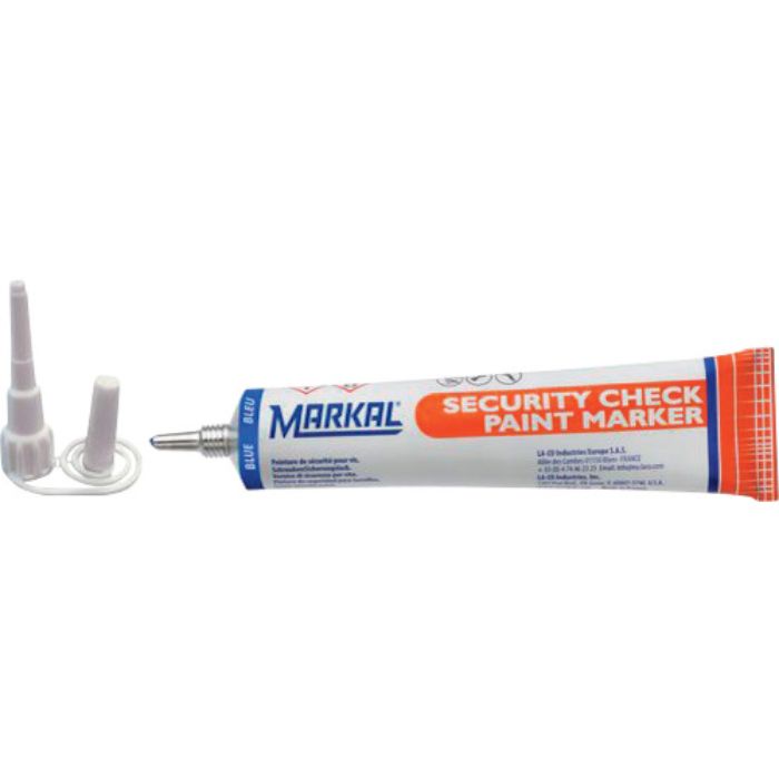 Markal チューブマーカー SECURITY CHECK 青(Tcode:2513097)