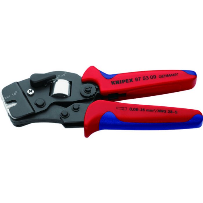 KNIPEX 9753-09 ワイヤーエンドスリーブ圧着ペンチ(Tcode:1955235)