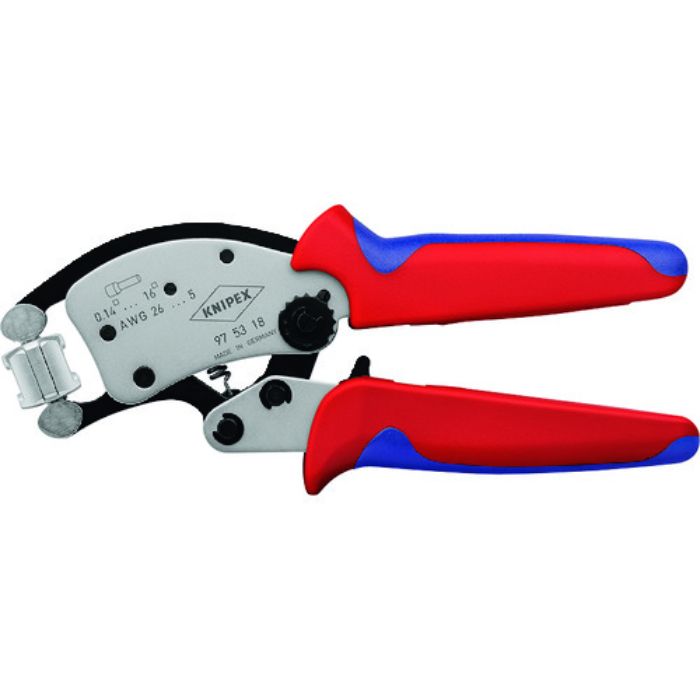 KNIPEX マルチアジャストワイヤーエンド圧着ペンチ(Tcode:1955270)