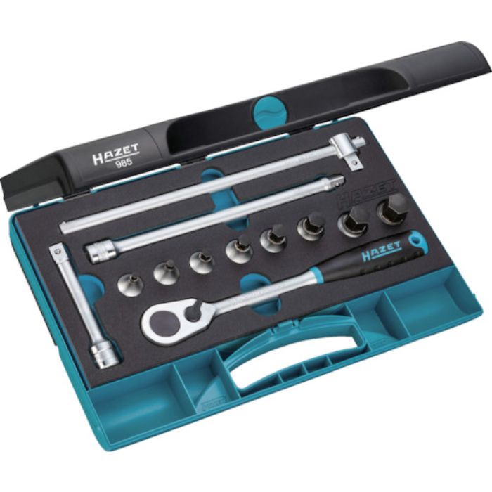 HAZET ヘキサゴンソケットレンチセット(差込角12.7mm)(Tcode:4396766)