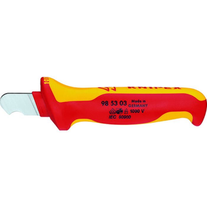 KNIPEX 985303 絶縁皮むきナイフ 1000V(Tcode:1955237)