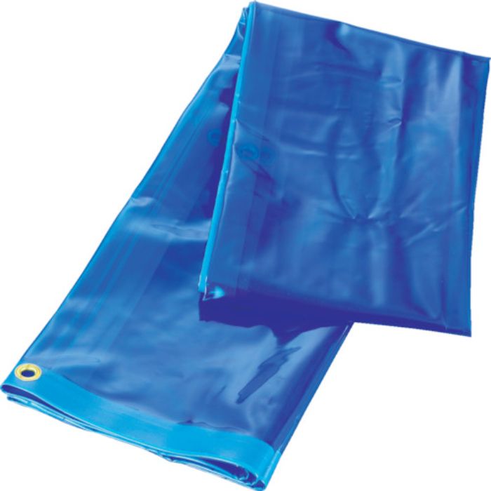 TRUSCO 溶接遮光シートのみ 0.35T×W1970×H1470 青(Tcode:4875214)