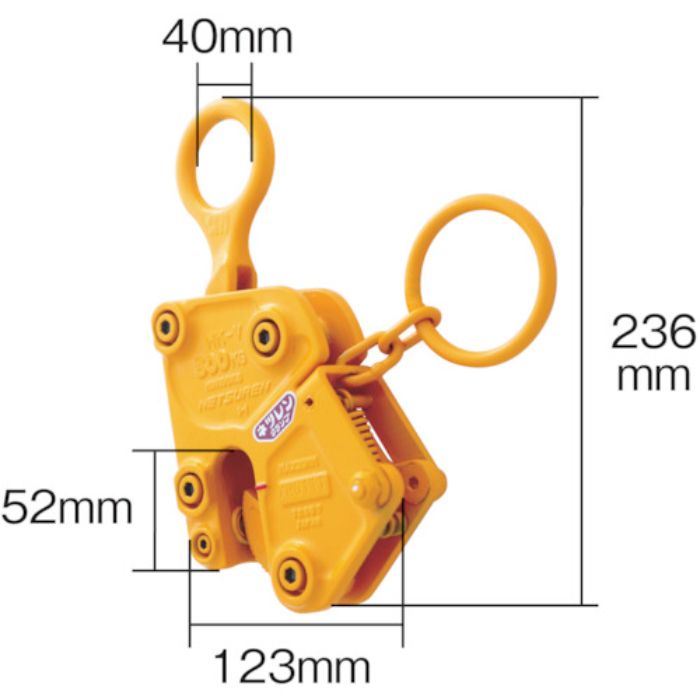 ネツレン MK-V型 500Kg 竪吊クランプ(Tcode:4486129)