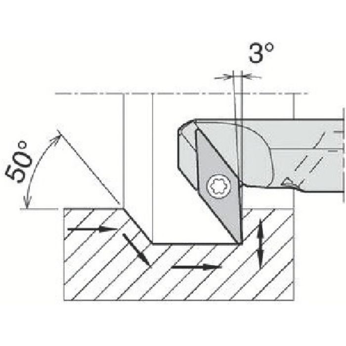 京セラ 引き加工用エクセレントバー A-SVZC(B)-AE