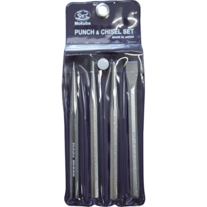 モクバ印 タガネセット(袋入り)4本組(Tcode:2182351)