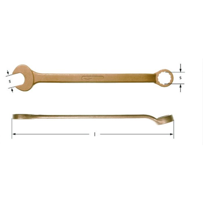 Ampcoスイス 防爆コンビネーションレンチ 二面幅寸法41mm(Tcode:1026344)