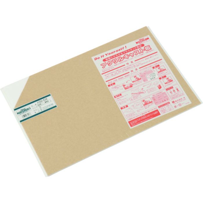 光 アクリルキャスト板 白 300X450 5t(Tcode:1128007)