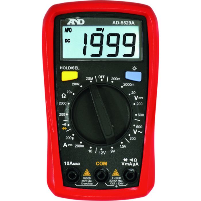 A&D デジタルマルチメーター AD-5529A(Tcode:2409214)