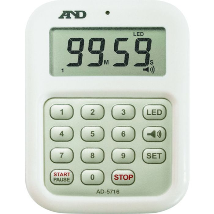 A&D 大音量デジタルタイマー(100分形デジタルタイマー) AD-5716(Tcode:1948890)