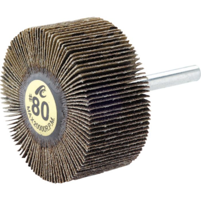 AC フラップホイル 軸径6mm #180 外径30×幅15×軸長40(Tcode:3063801)