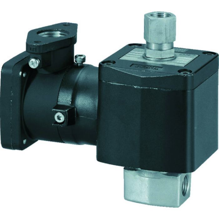 CKD 電磁弁 直動式 防爆形3ポート弁 AGシリーズ(空気・水用) 有効断面積3.7 AC100V(Tcode:3768325)