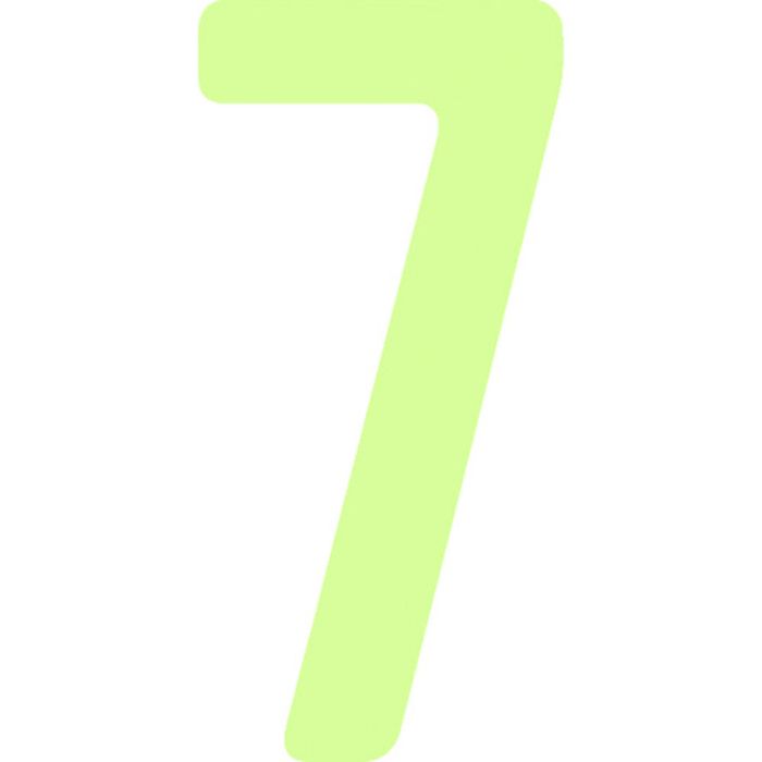 IM 中輝度蓄光カッテイング文字 数字 7(Tcode:1029989)
