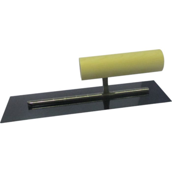 カネ三 油焼角鏝 元幅76×先幅72 コテ長さ210mm(Tcode:8510872)