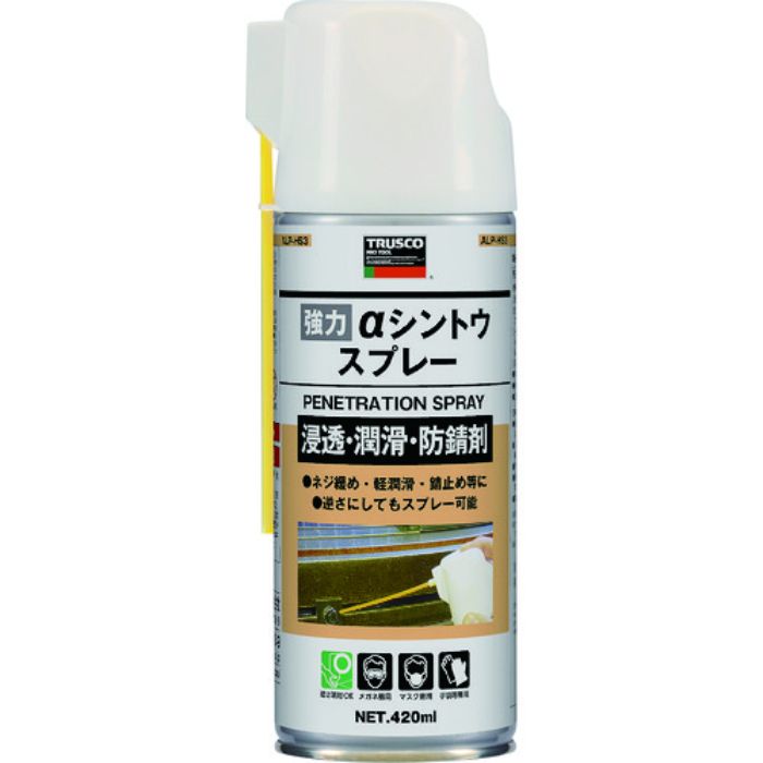 TRUSCO 強力αシントウスプレー 420ml 3石タイプ(Tcode:1612576)