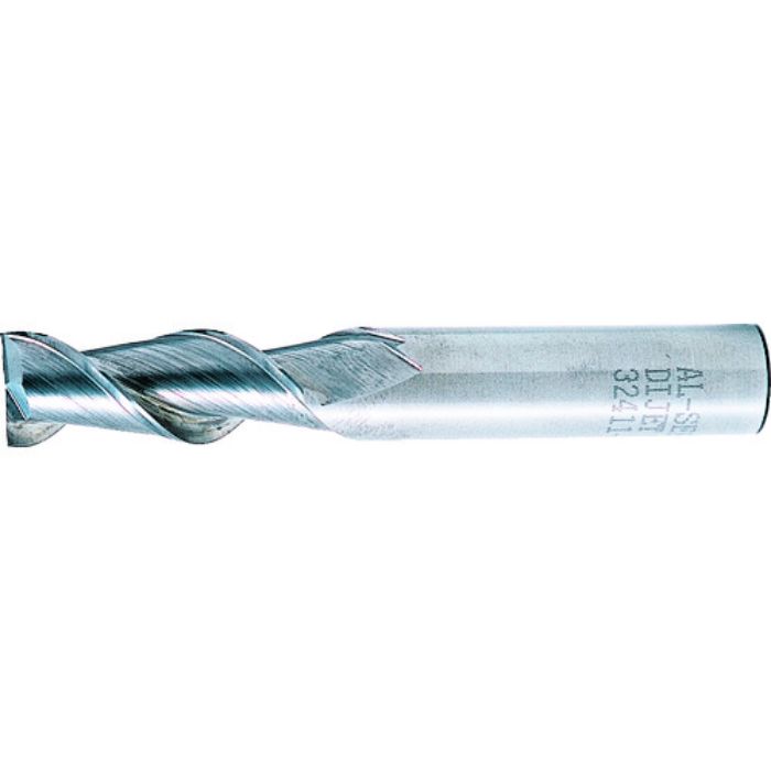 ダイジェット アルミ加工用ソリッドスクエアエンドミル(2枚刃・レギュラー刃長) 1.0mm(Tcode:2079836)