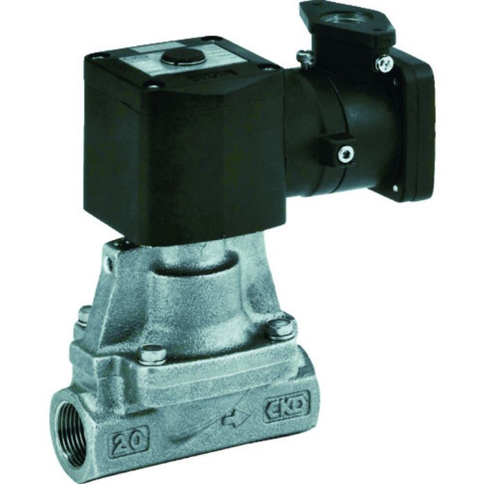 CKD パイロット式 防爆形2ポート弁 ADシリーズ(蒸気用)(Tcode:3768368)