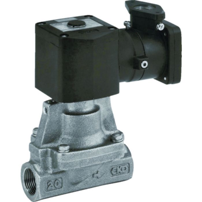 CKD パイロット式 防爆形2ポート弁 ADシリーズ(蒸気用)(Tcode:3768414)