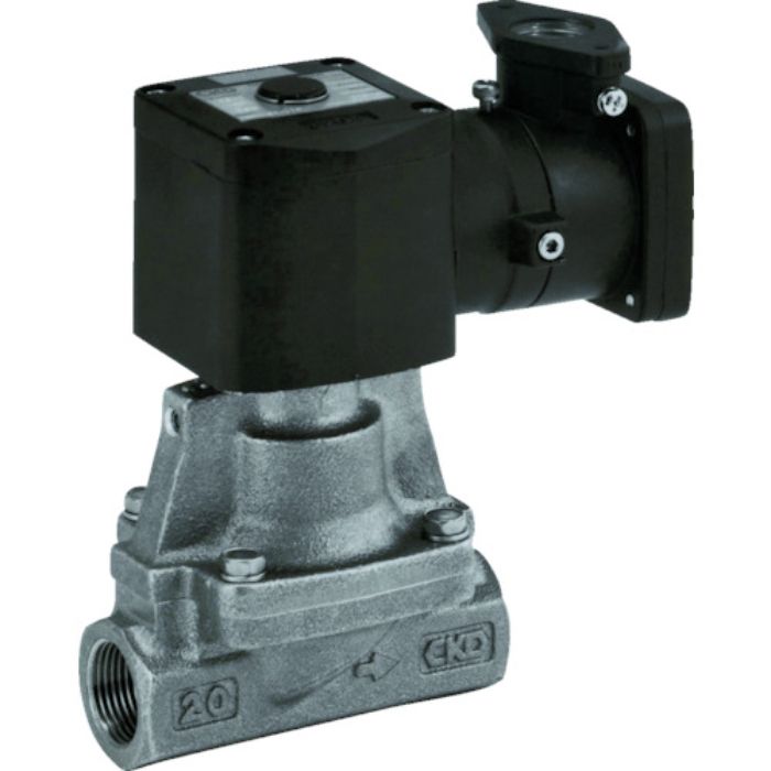 CKD パイロット式 防爆形2ポート弁 ADシリーズ(空気・水用)(Tcode:3768431)
