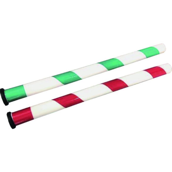 アラオ 重機安全ポール 赤/白(Tcode:2397963)