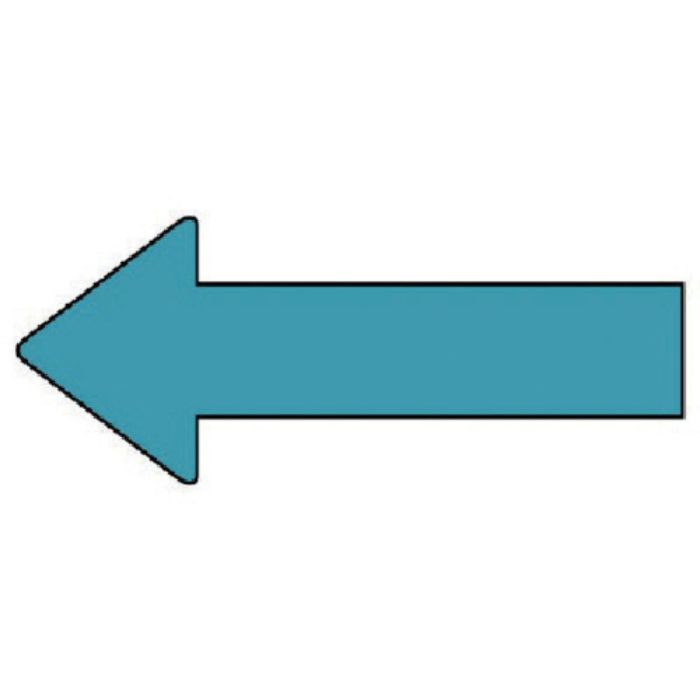 ユニット 配管ステッカー 方向表示 水色(小) 30×70 10枚組(Tcode:7457596)