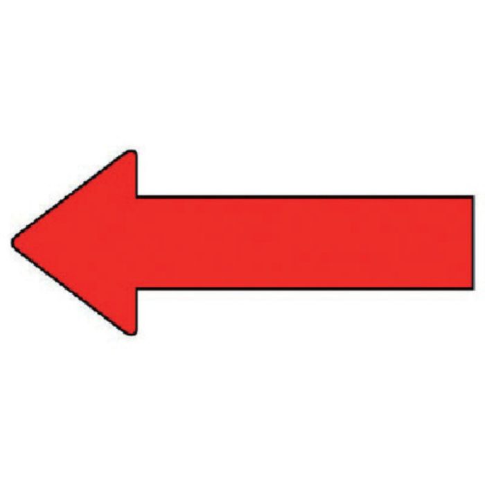 ユニット 配管ステッカー 方向表示 赤(小) 30×70 10枚組(Tcode:7457952)