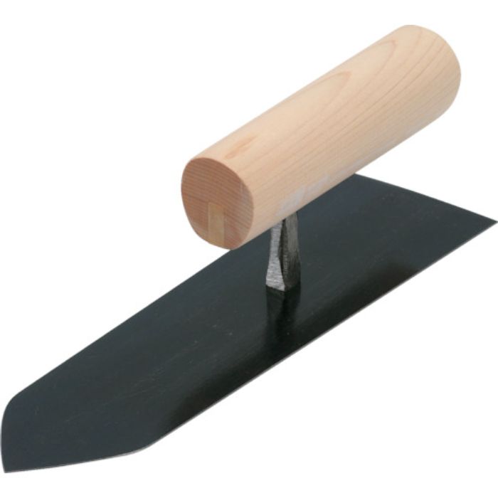 カネ三 油焼仕上鏝 元幅54×先幅45 コテ長さ180mm(Tcode:2334143)