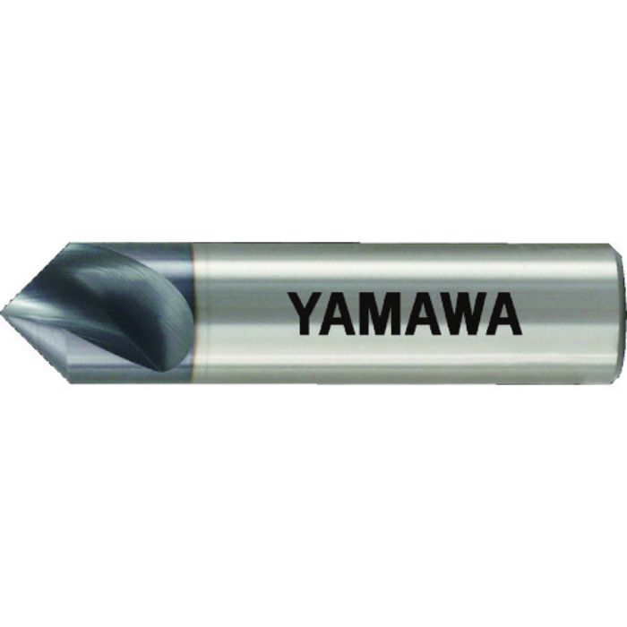 ヤマワ コーティング片刃ポイントドリル PE-90° AUPEQ 6X2X90°(Tcode:1953965)