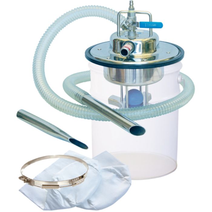 アクアシステム エア式乾湿両用ステンレス製掃除機(オープンペール缶専用)(Tcode:4747411)