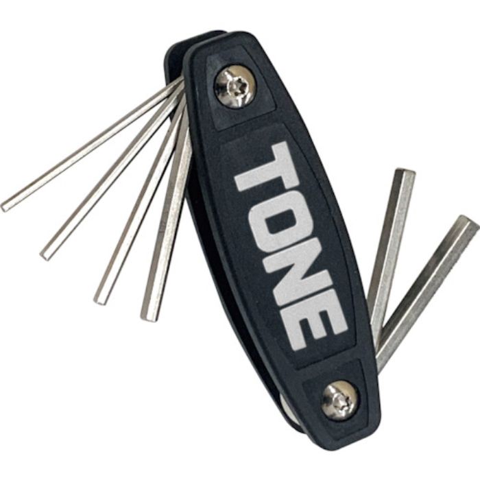 TONE 六角棒レンチ(ナイフ式) ナイフレンチ セット内容2.5、3、4、5、6、8mm(Tcode:3847933)