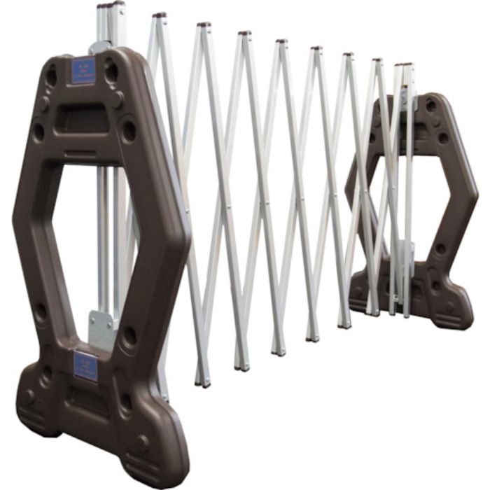 ANZEN 現場用簡易アルミゲート AZゲート茶(反射なし) 4M(Tcode:4367158)