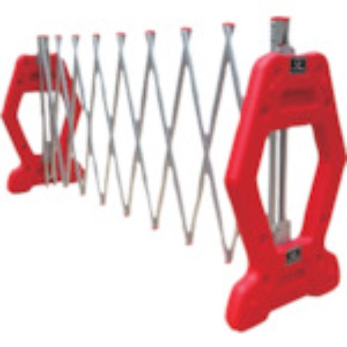 ANZEN 現場用簡易アルミゲート AZゲート赤(反射なし) 4M(Tcode:4367176)