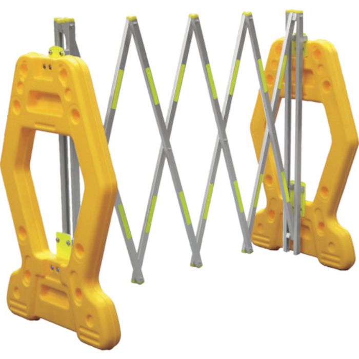 ANZEN 現場用簡易アルミゲート AZゲート黄(反射付) 2M(Tcode:4367117)