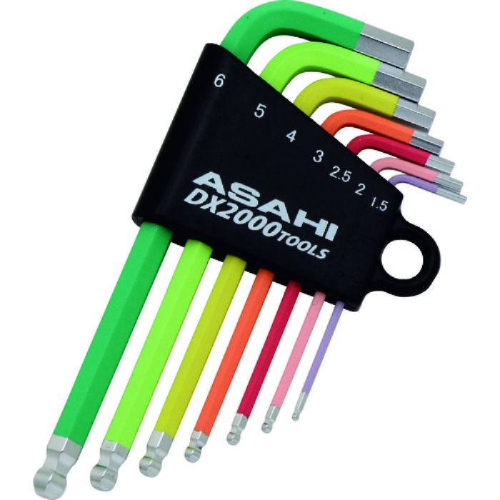 ASH オーロライン ボールポイント六角棒レンチセット7本組(Tcode:2071920)