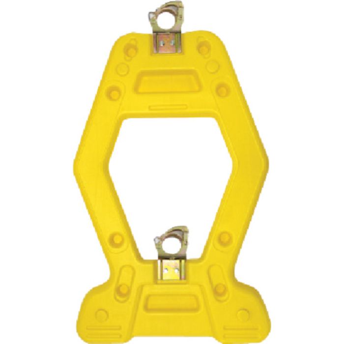 ANZEN 樹脂製表示スタンド AZスタンド イエロー(簡単クランプ付)(Tcode:4367155)