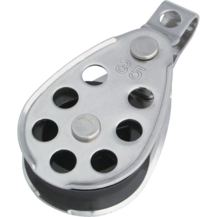 水本 滑車 ステンレス プーリーブロック 使用ロープ径Φ8〜10mm 基本使用荷重0.05t(Tcode:3514650)