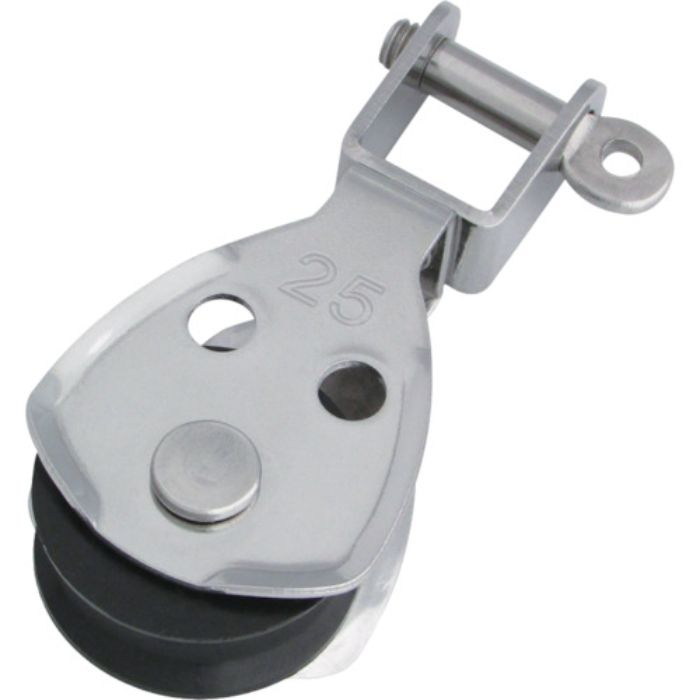 水本 滑車 ステンレス プーリーブロック 使用ロープ径Φ5〜7mm 基本使用荷重0.025t(Tcode:3514668)