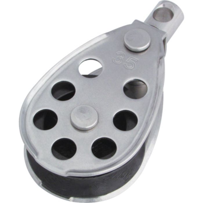 水本 滑車 ステンレス プーリーブロック 使用ロープ径Φ8〜10mm 基本使用荷重0.04t(Tcode:3514676)