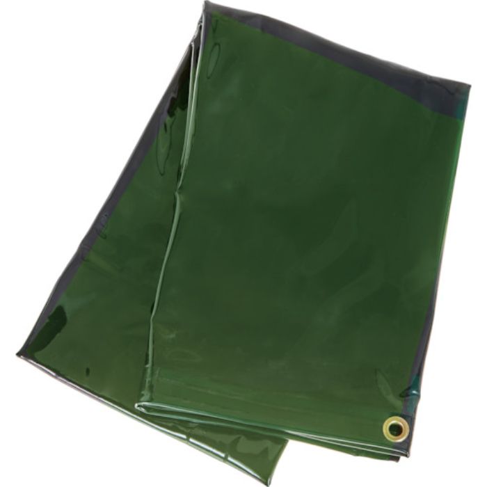 TRUSCO 溶接遮光シートのみ 0.35T×W970×H1470 緑(Tcode:4875273)