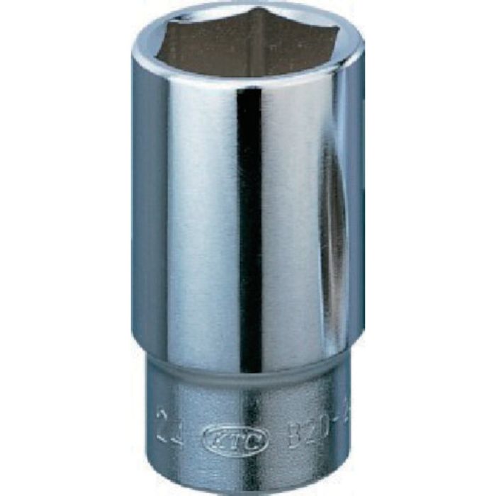 KTC 9.5sq.オイルプレッシャソケット 対辺寸法24mm 差込角9.5mm 全長58mm(Tcode:8591235)