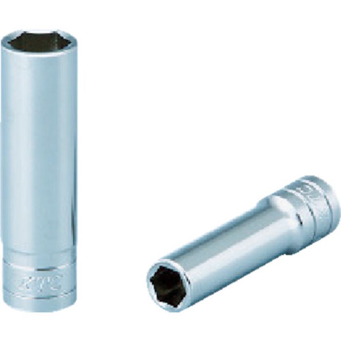 KTC 9.5sq.ディープソケット(六角) 対辺寸法3/8inch 差込角9.5mm 全長53.5mm(Tcode:3921018)