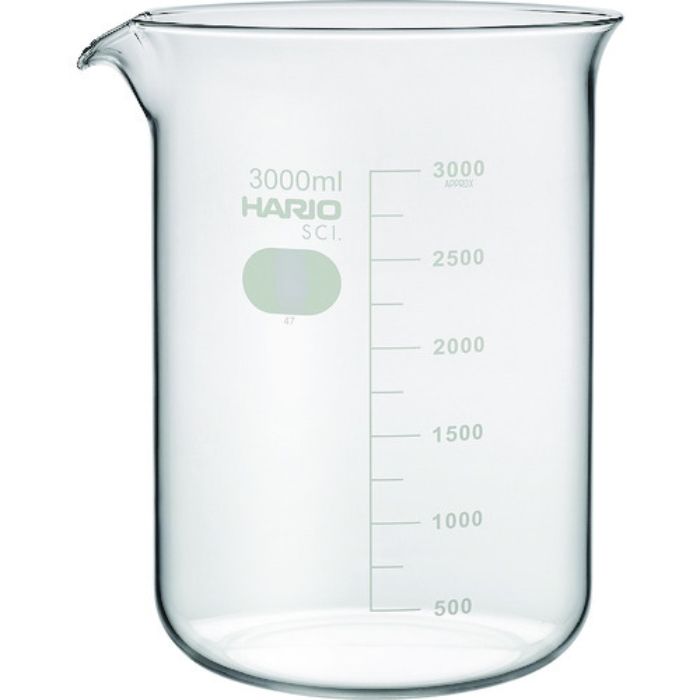 HARIO ビーカー 目安目盛付 3000ml(Tcode:2065668)