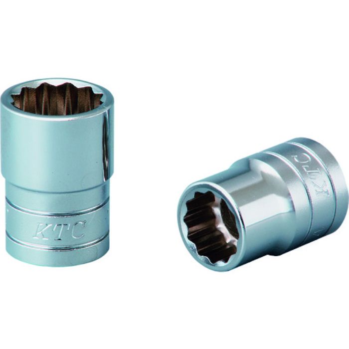 KTC インチ 12.7sq.ソケット(十二角)1/2inch(Tcode:1462348)